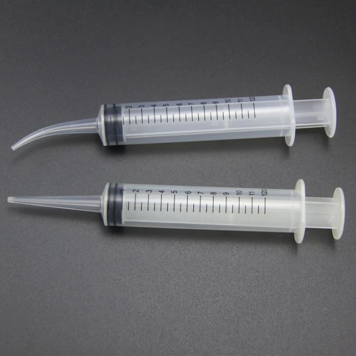 Factory Hot Selger Engangs Dental Impression Buet Spis Vanningssprøyte 12cc